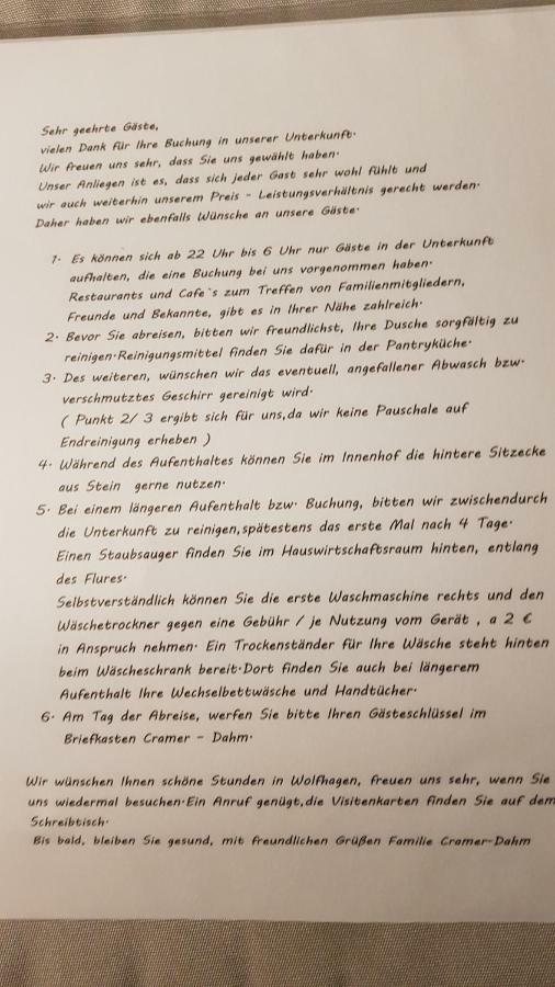 Monteurs-Ferienwohnung Wolfhagen المظهر الخارجي الصورة